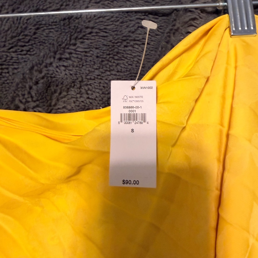 Banana Republic Yellow One-shoulder Tank Top - Picture 4 of 5